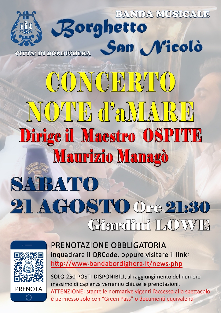 Concerto Note d'aMare - 21/08/2021  