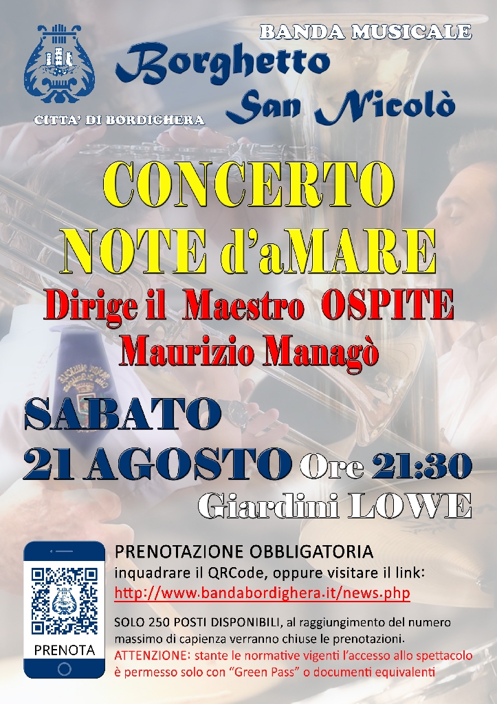 Concerto Note d'aMare - 21/08/2021